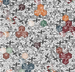 Линолеум Forbo Modul'up 19 dB Graphic 9309UP4319 dark kubik фото 1 | FLOORDEALER